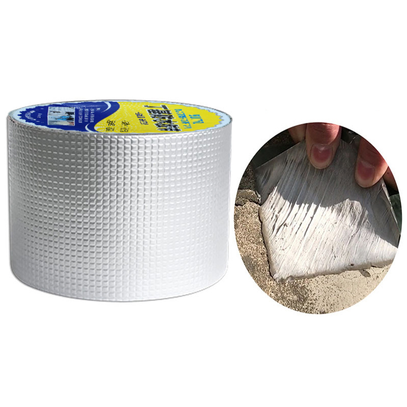 Waterproof Leakage High Sticky Aluminum Foil Butyl Rubber Tape Aluminum Butyl Tape