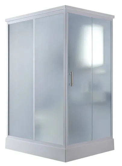 Prefab Toilet Bathroom Bathroom Pods Glass Shower Cabin
