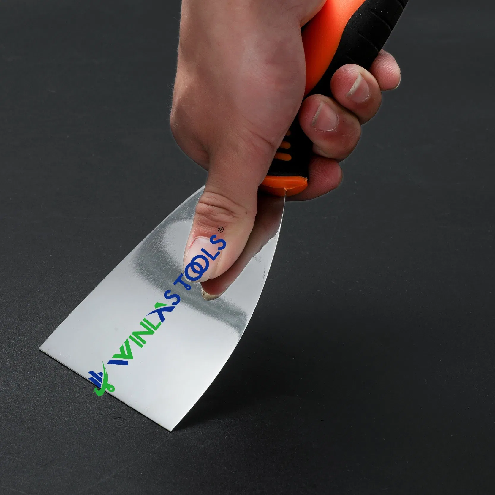 Heavy-Duty Stainless Steel Putty Knife for Cleaning