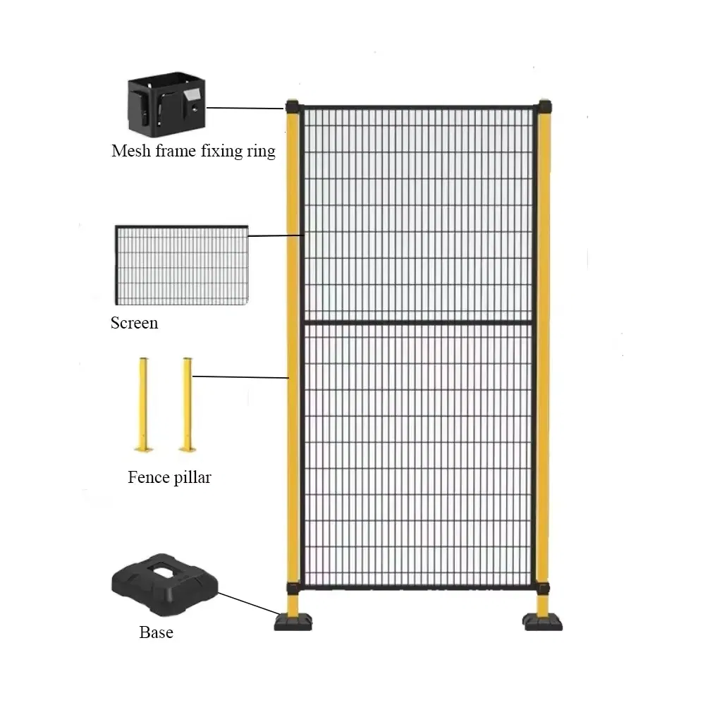 Industrial Safety Protection Isolation Fence Wire Mesh Fencing for Secure Workspace