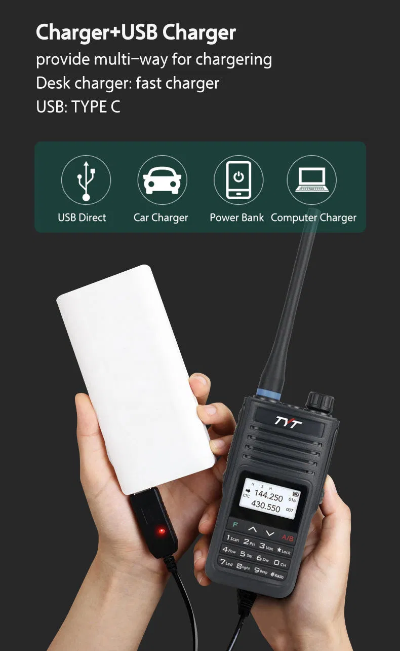 Tyt Waterproof Ham Radio Rugged Radio IP67 Th-UV99 Two Way Radio Bf-888s 10W Long Range Walkie Talkie