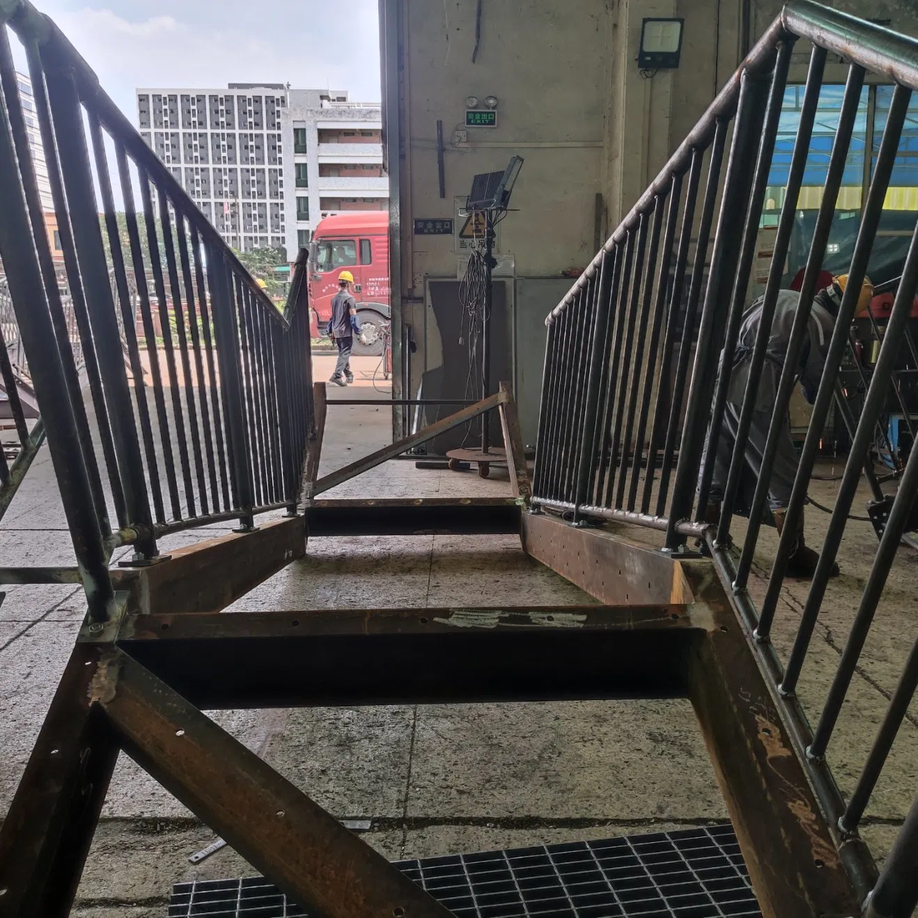 Jimu's Light Steel Structures Staircase Welding Fabrication