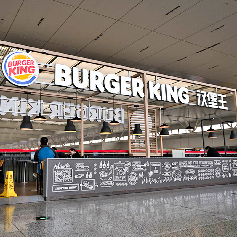 3D Sign LED Letters Cut to Size Front Custom Acrylic Electronics Letters