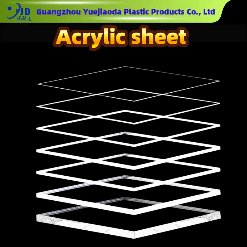 Transparent White Acrylic Organic Glass PMMA Acrylic Plastic Sheet Rod