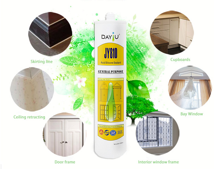 Gapfilling Around Doorand Window Frame General Purpose Construction Acid Silicone Sealant