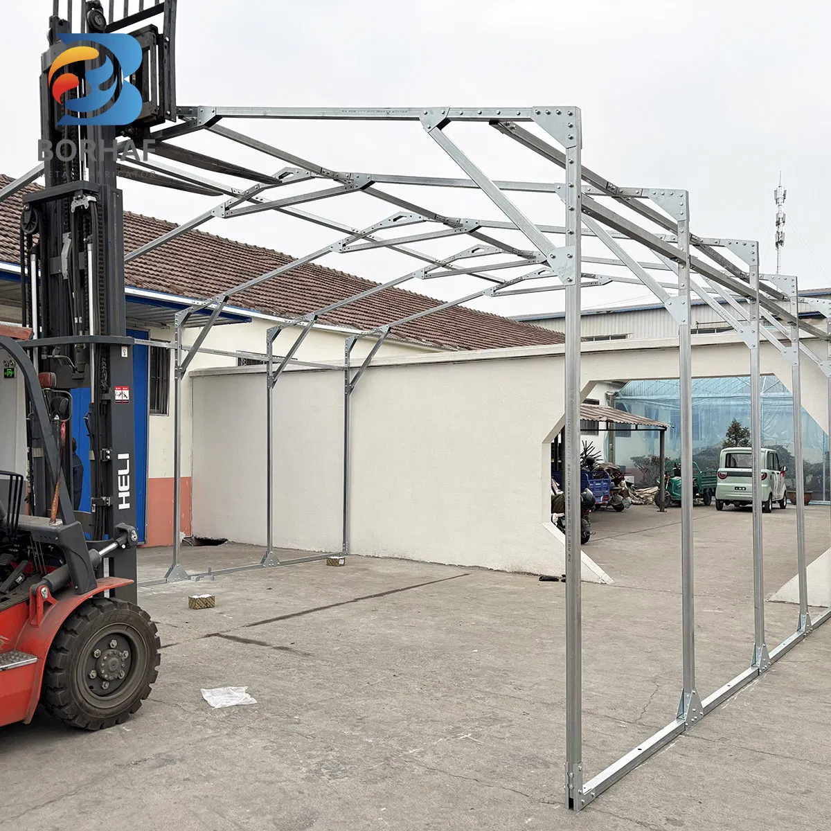 Doublesecure Galvanized Steel Carport Frame