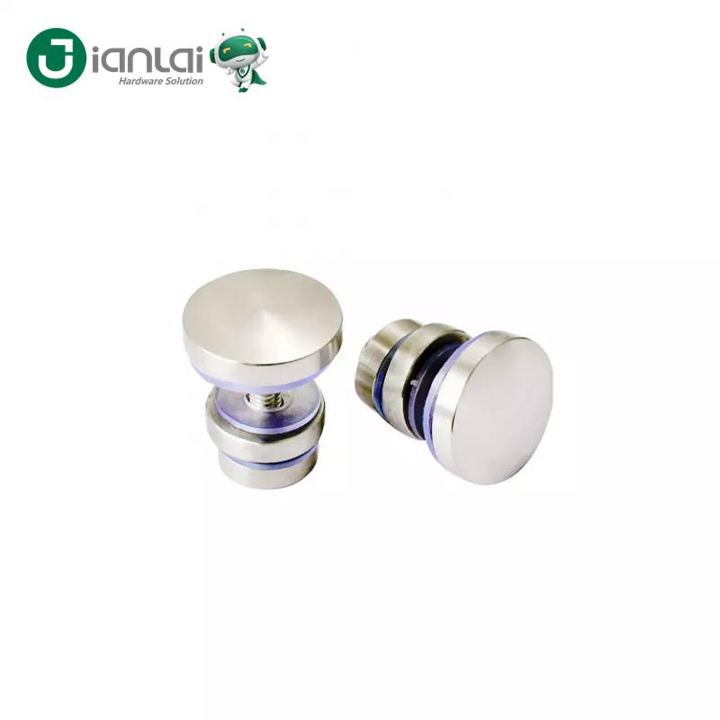 Chrome Bathroom Hardware Glass Fittings Shower Glass Sliding Door Kit