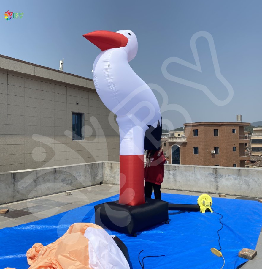 Advertising Inflatable Crane Cartoon, Holland Inflatable Stork