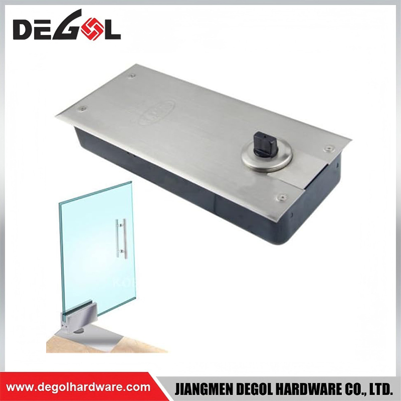 Solid Stainless Steel Floor Hinge High Load Bearing Capacity for Hotel Lobby Doors
