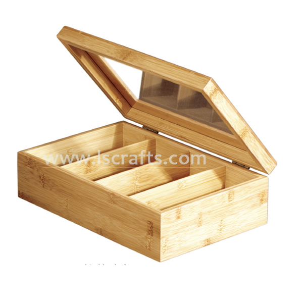 Acacia Wooden Utensil Caddy for Kitchen Storage FSC Is Available