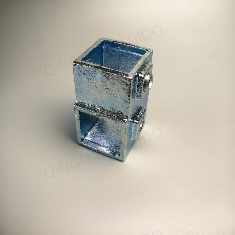 Malleable Iron Greenhouse Tube Clamp Fittings for Square Pipe 32mm