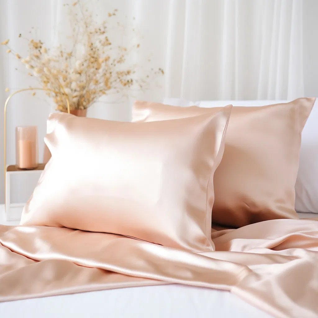 Soft Zipper Real Silk Pillowcase 19mm Mulberry Silk Pillow Case Gift Set Custom Luxury 22mm 100% Pure Mulberry Silk Pillow Cases