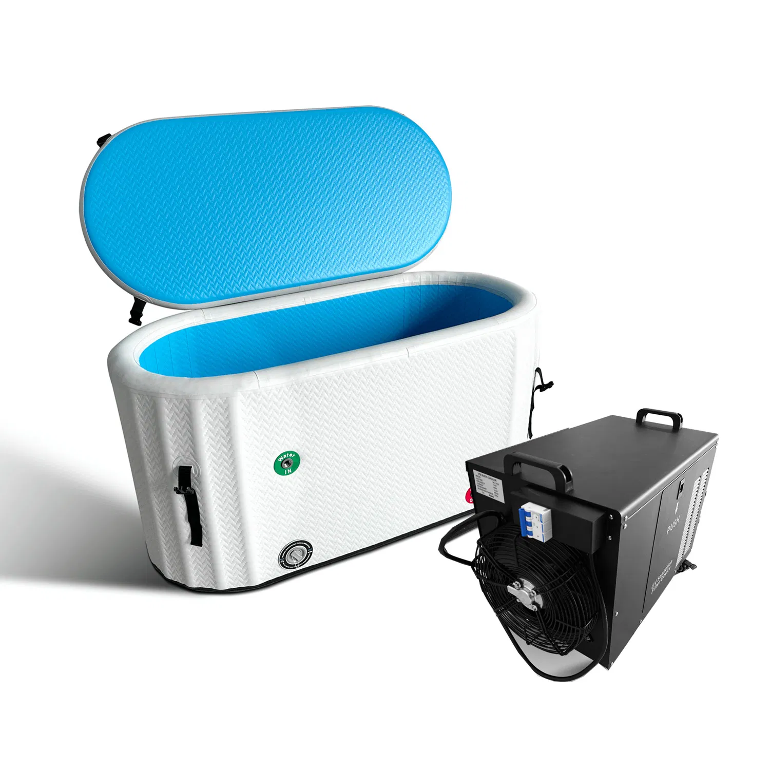 Надувная ванна для холодной терапии с логотипом и охладителем