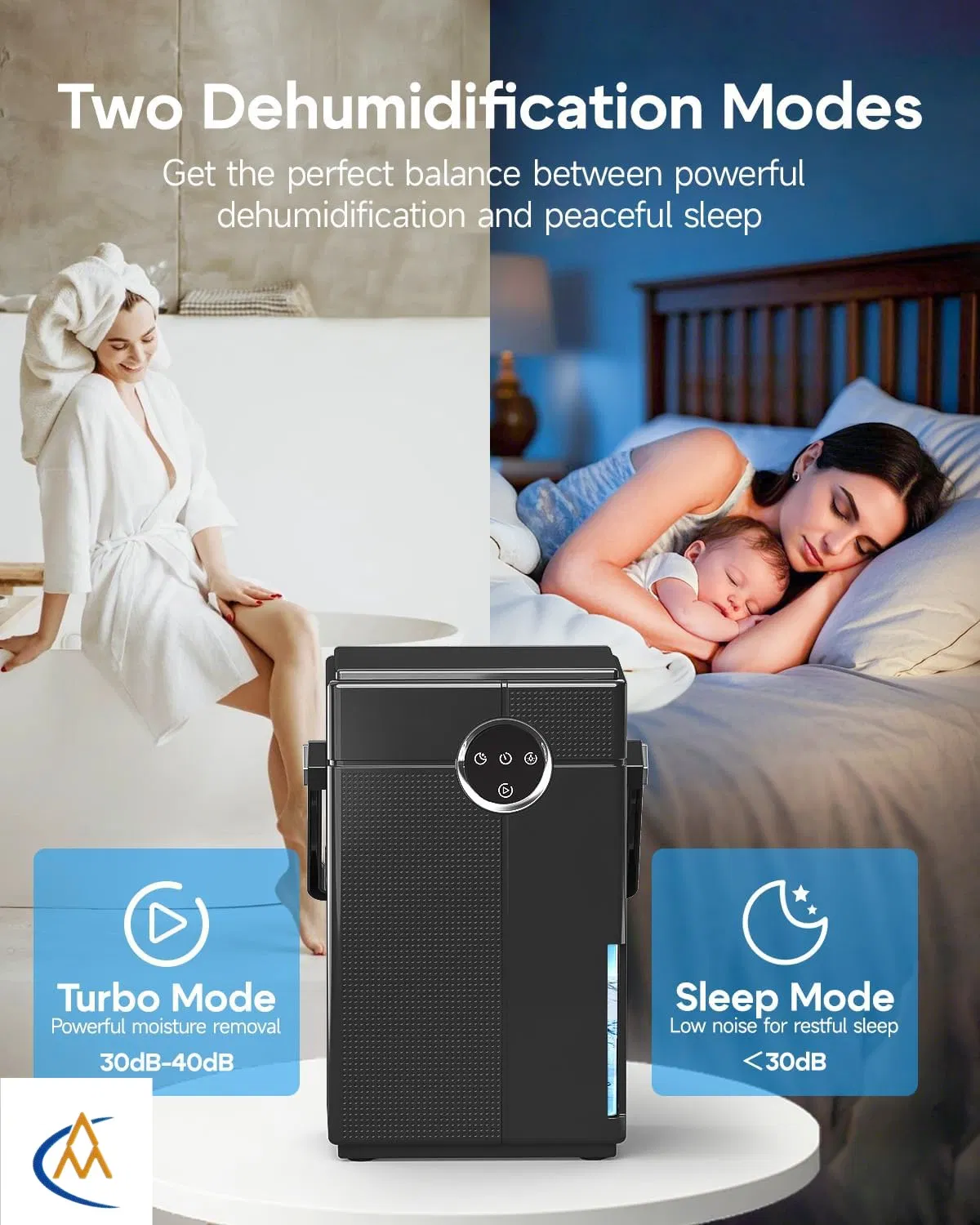 Budget Friendly Portable Semiconductor Dehumidifier Auto Shut off Practical Moisture Absorber