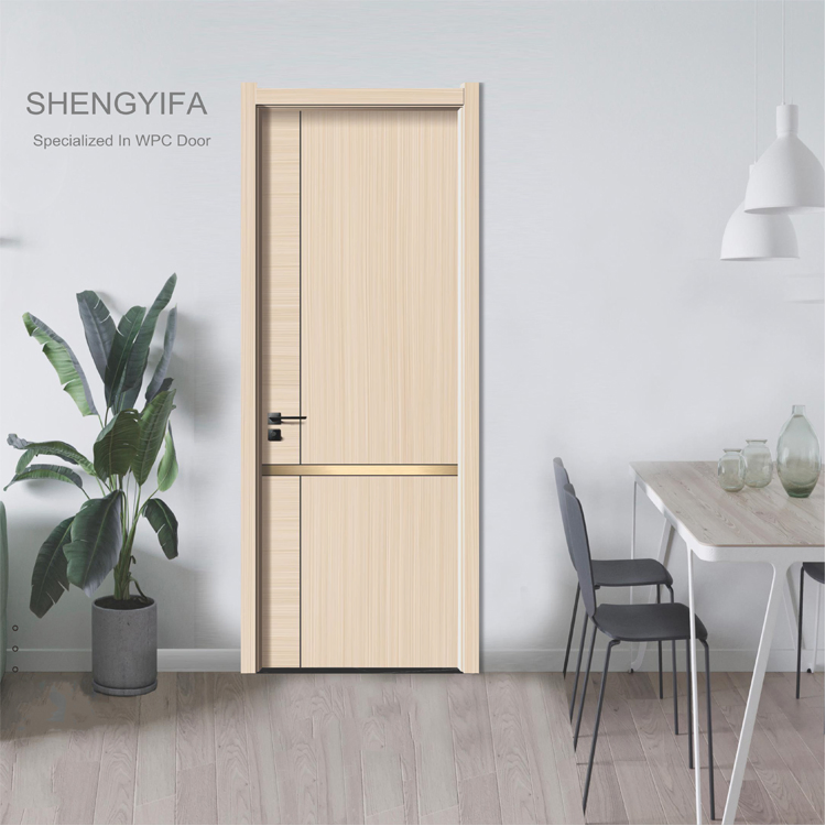 Shengyifa Simple Design Interior Bedroom 100% Polymer Doors Skin