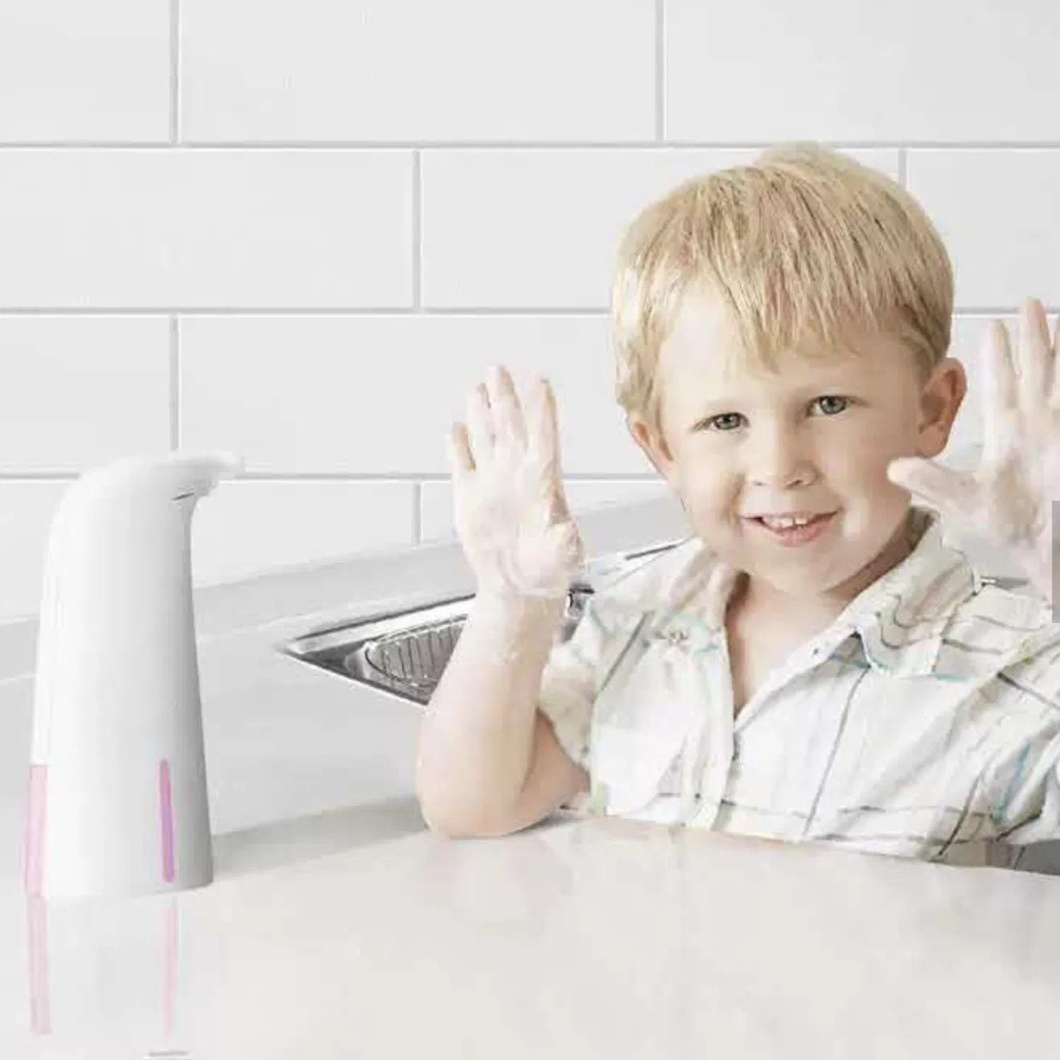 More Convenient Plastic Touchless Foam Automatic Soap Dispenser for Bathroom Kitchen Toilet