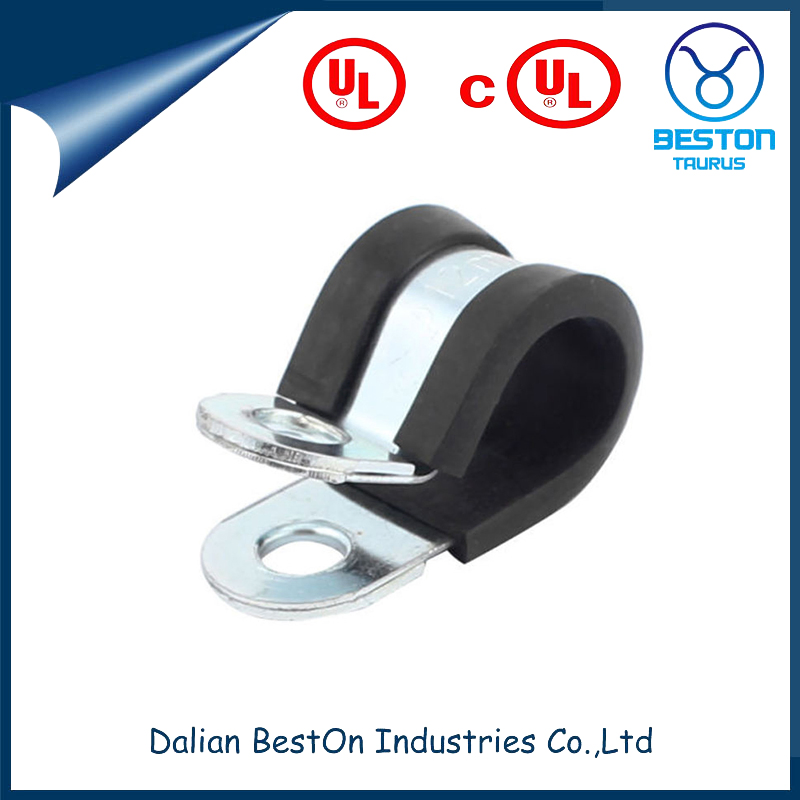 Dalian Beston China Heat Insulation Galvanized EMT Conduit Steel Strut Clamps Manufacturer Wholesale Electro-Galvanized Preservative Conduit Cushion Pipe Clamp