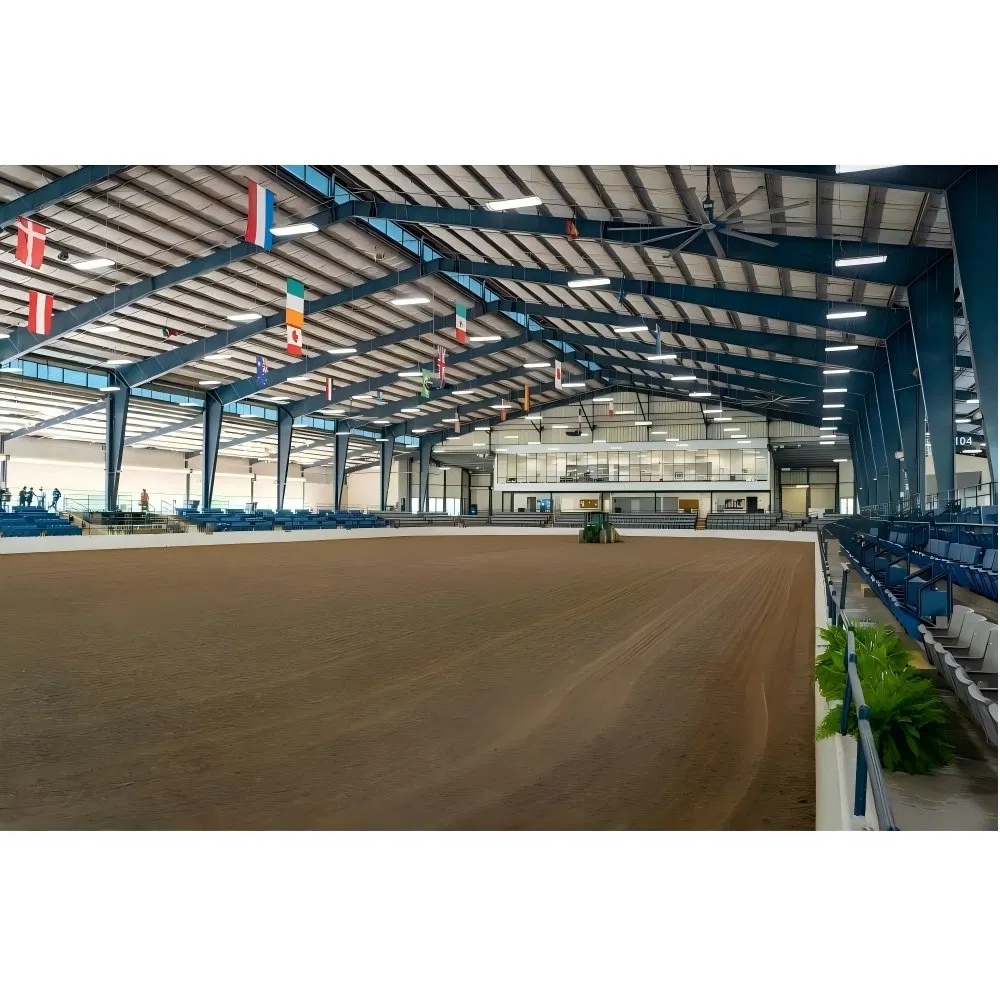 Pre-Engineered Indoor Horse Arena Stable Building Horse Barn Prefab Riding Arena