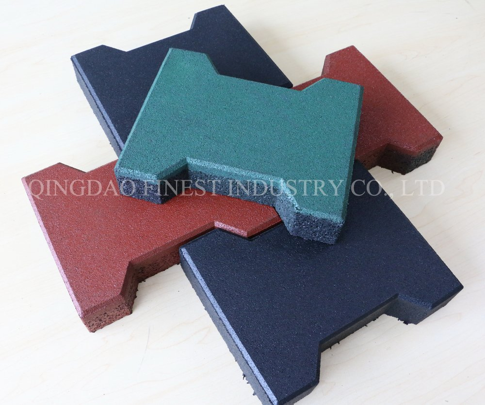 Hot-Selling Shock Absorber Dog-Bone I Brick Outdoor Rubber Bricks Paver
