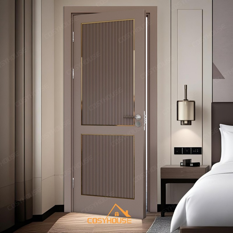 Interior Fireproof Wooden Entry Door with CE UL as Certification for Apartment & Hotel Safety