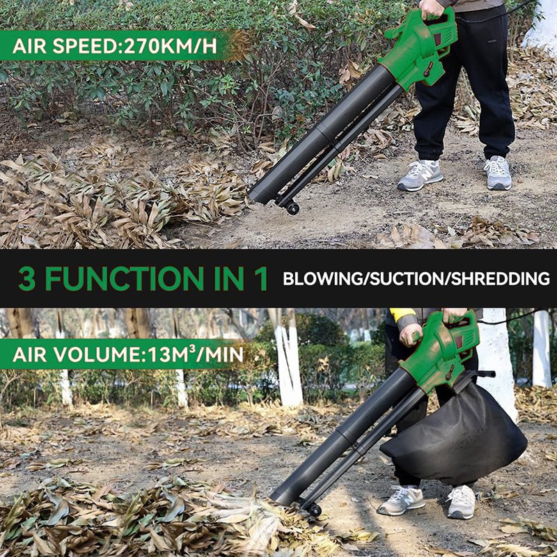 3000W Variable Speed Garden Tools Electric Vacuum Blower (EVB018)