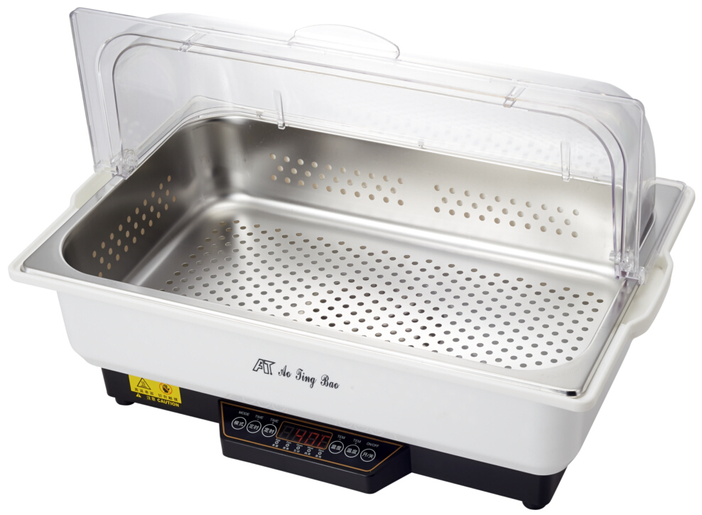 Restaurant Hotel Commercial Electric Food Soup Heater Warming Tray Buffet Stove Chafing Dish