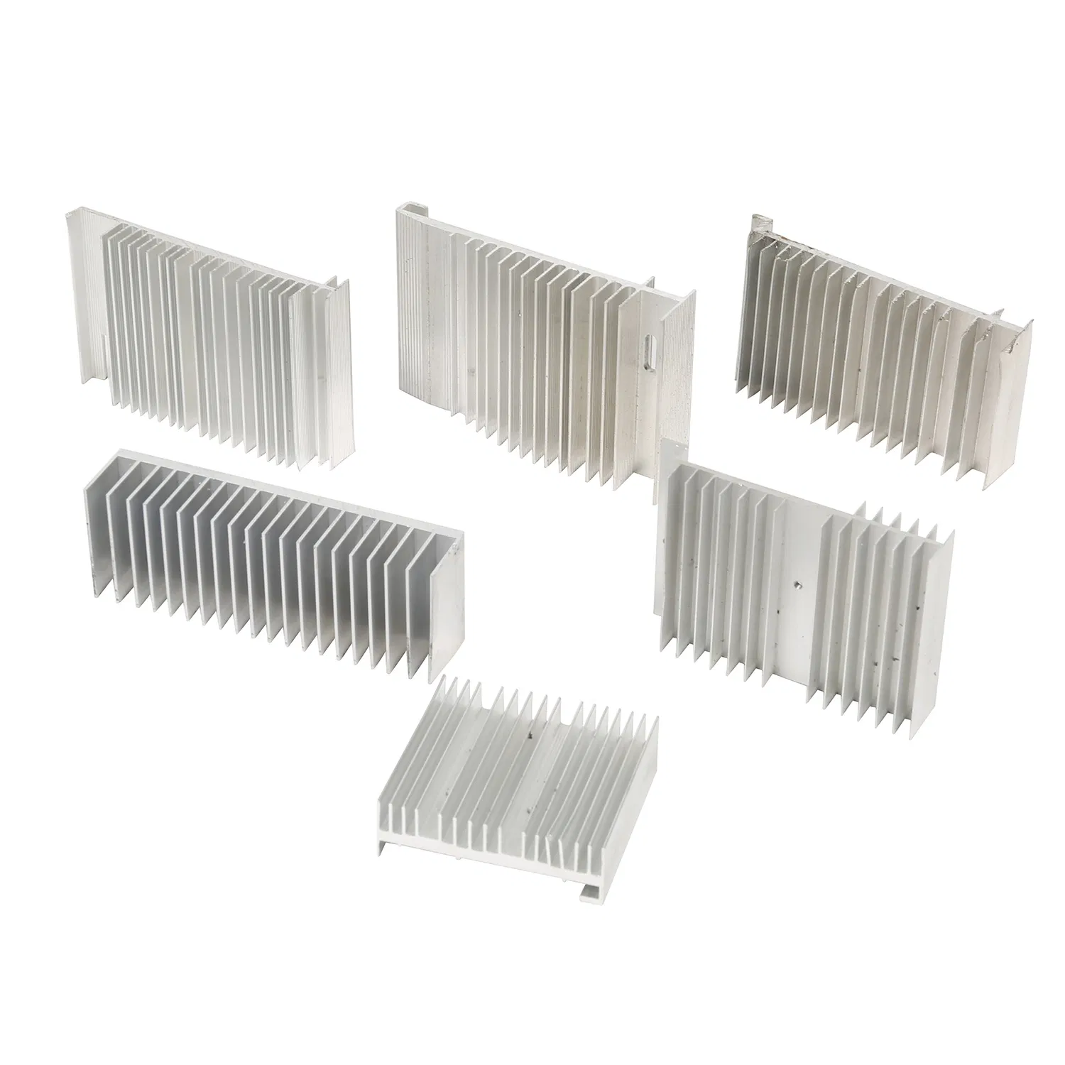 CNC Machined Aluminum Extruded Heat Sink for Use in Electrical/Electronic/Lighting Equipment