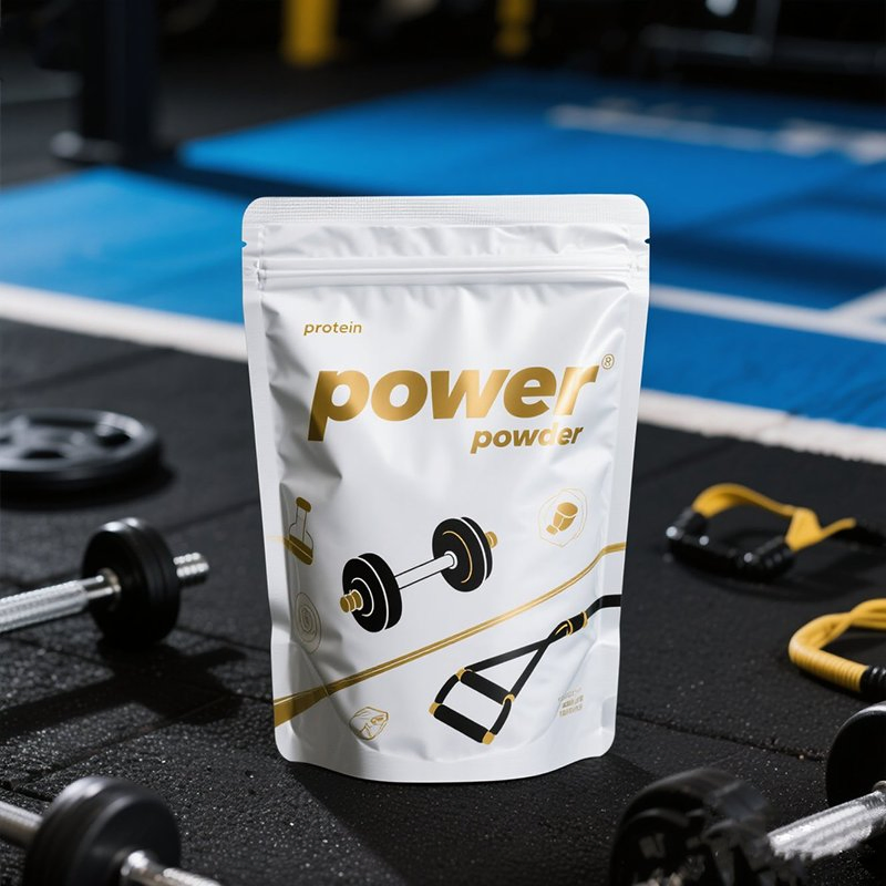 Creatine Powder Packaging Plastic Bags Food Grade Stand up Pouch with Spout Zipper
