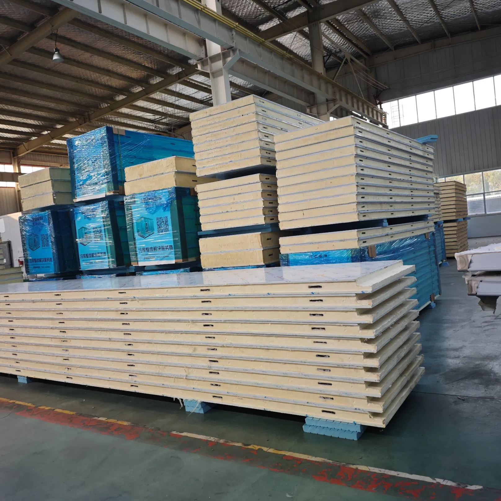 PU Sandwich Panel for Cold Storage Wall Insulation and Commercial Building Projects