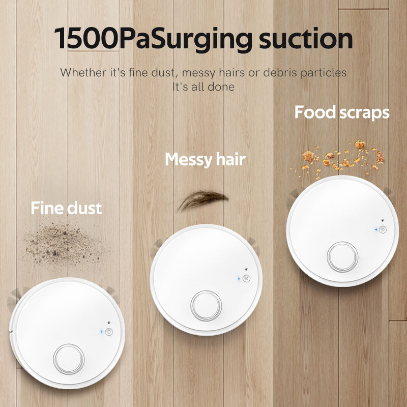 Efficient Robot Vacuum Cleaner: Sweep, Mop, and Shine Floors