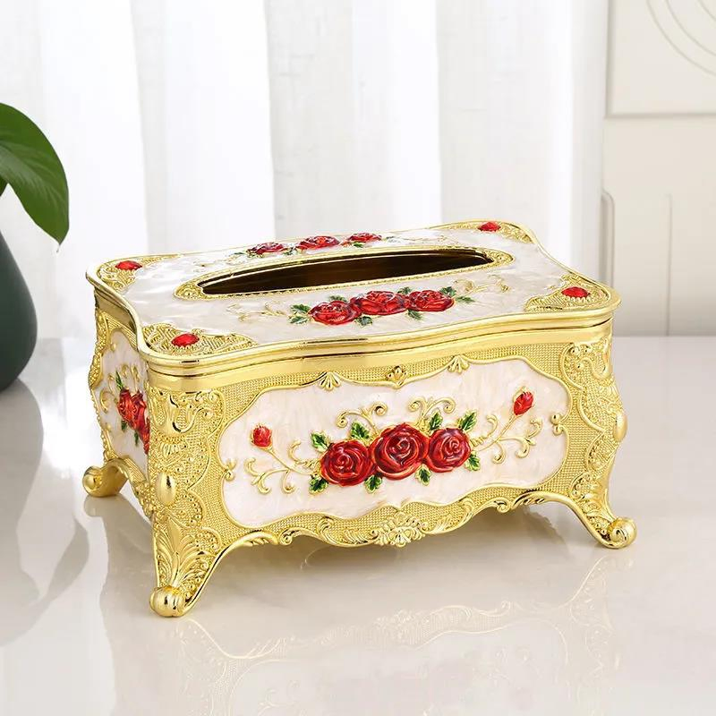 Discount Price Europea Style Car Interior Storage Paper Holder Decorative Tissue Box