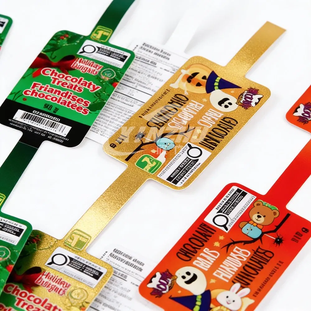 Waterproof Custom Printed Large Rolls of Raw Materials for Making Gift Tags