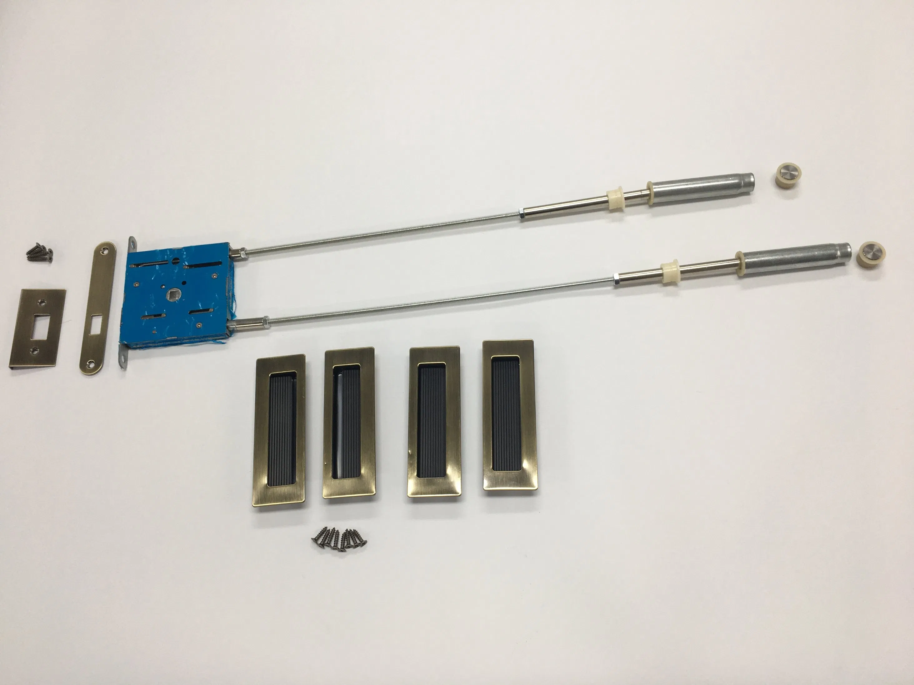 Stainless Steel Aluminum Alloy Folding Door Lock Accessories for Room Door and Windows