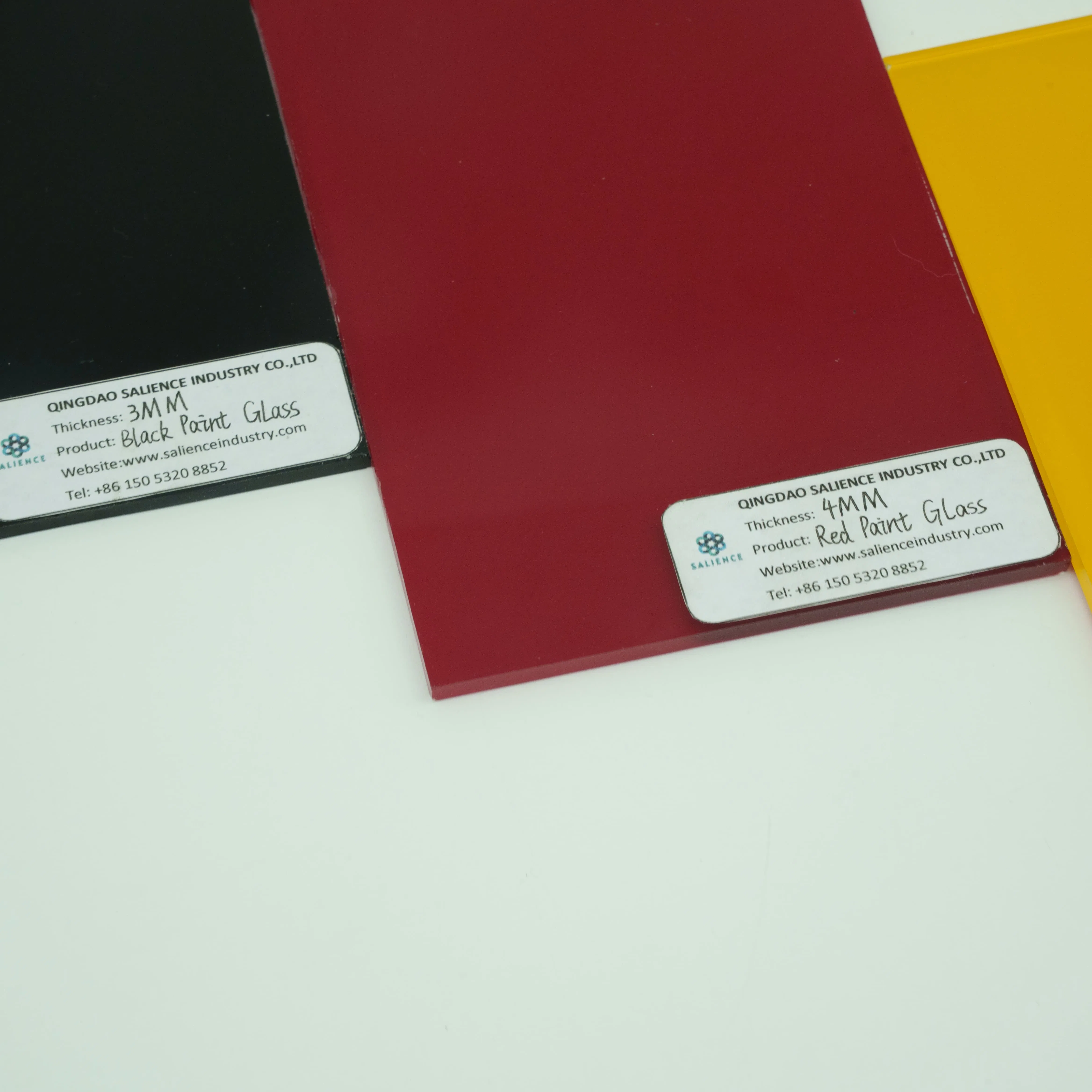 Factory Price 4/5/6mm Colored Back Painted Glass