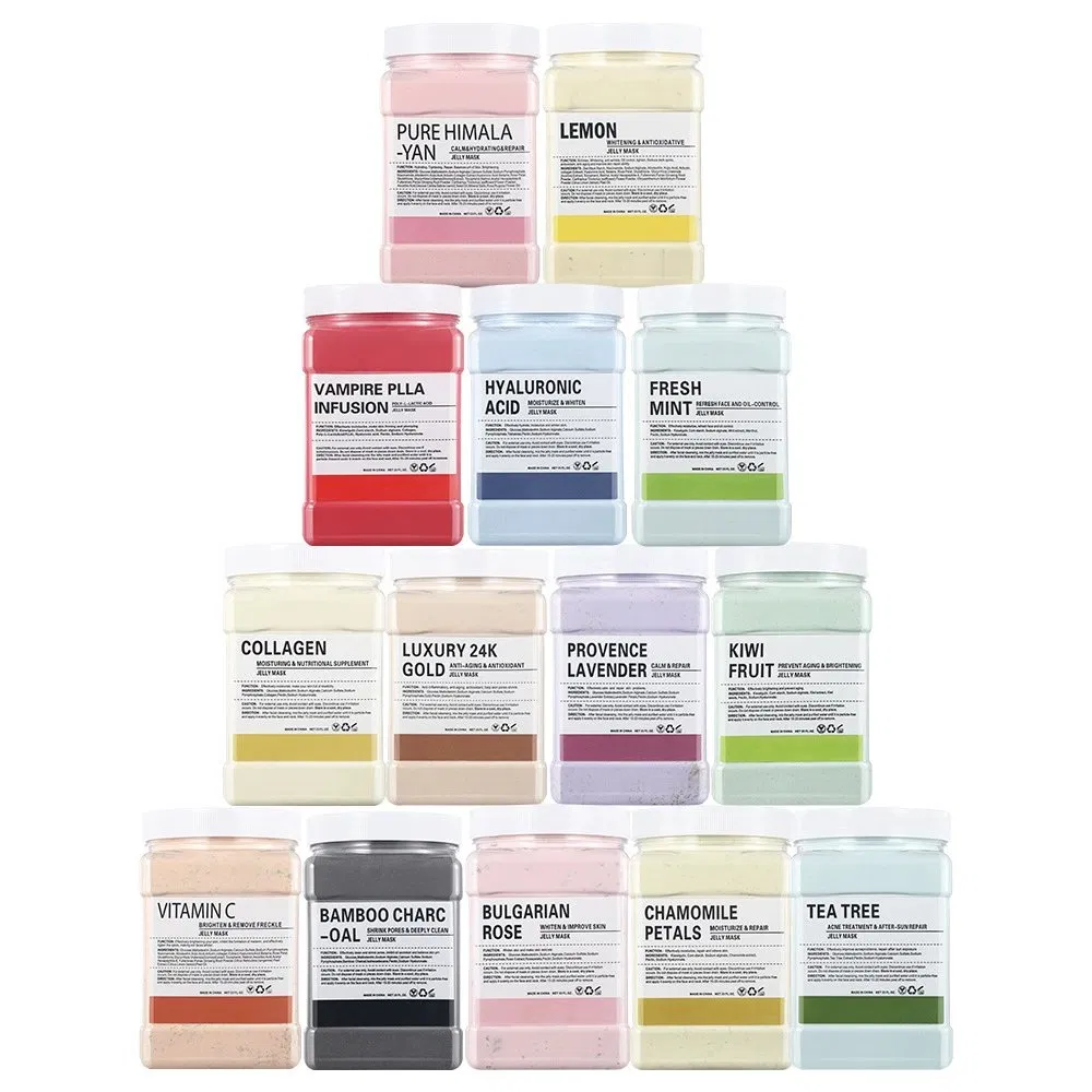 Petal Facial Mask Powder Crystal Jelly Facial Mask Rose Asiatica Soft Film Powder Beauty Salon Special Canned