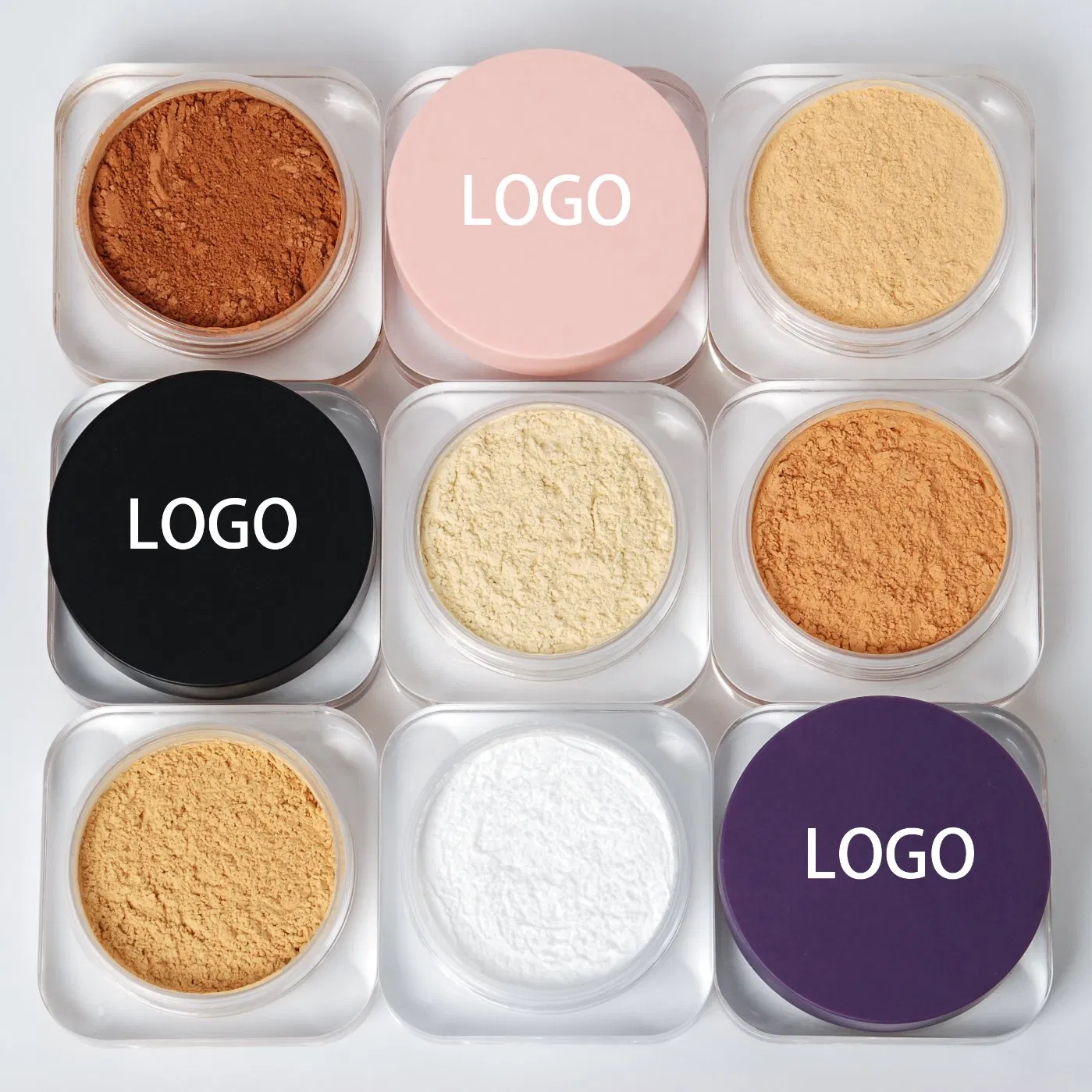 New Product 10 Colors Matte Loose Powder Private Label Matte Finish Setting Powder