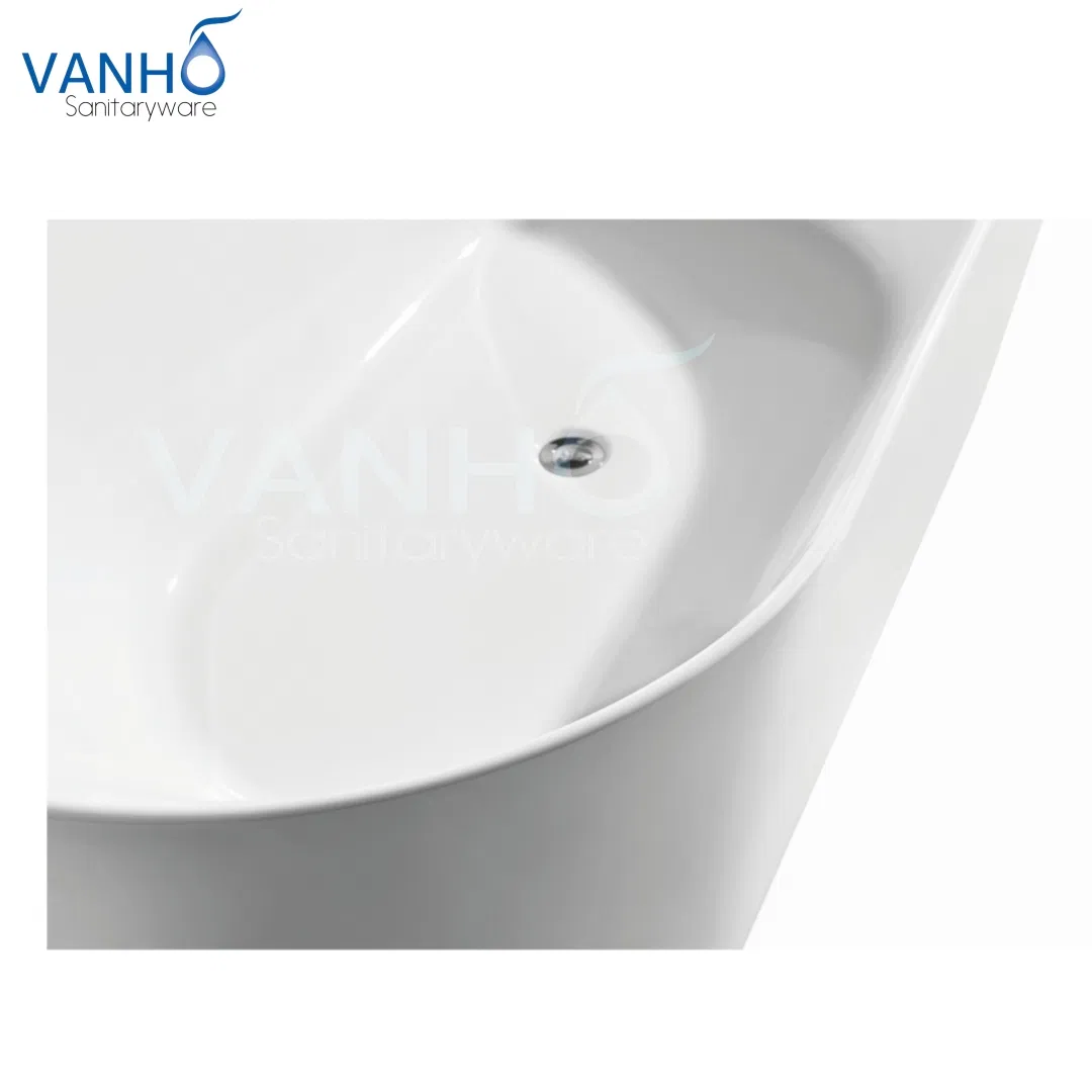 New Popular Model, White Color, High Quality Acrylic Freestanding Bathtub
