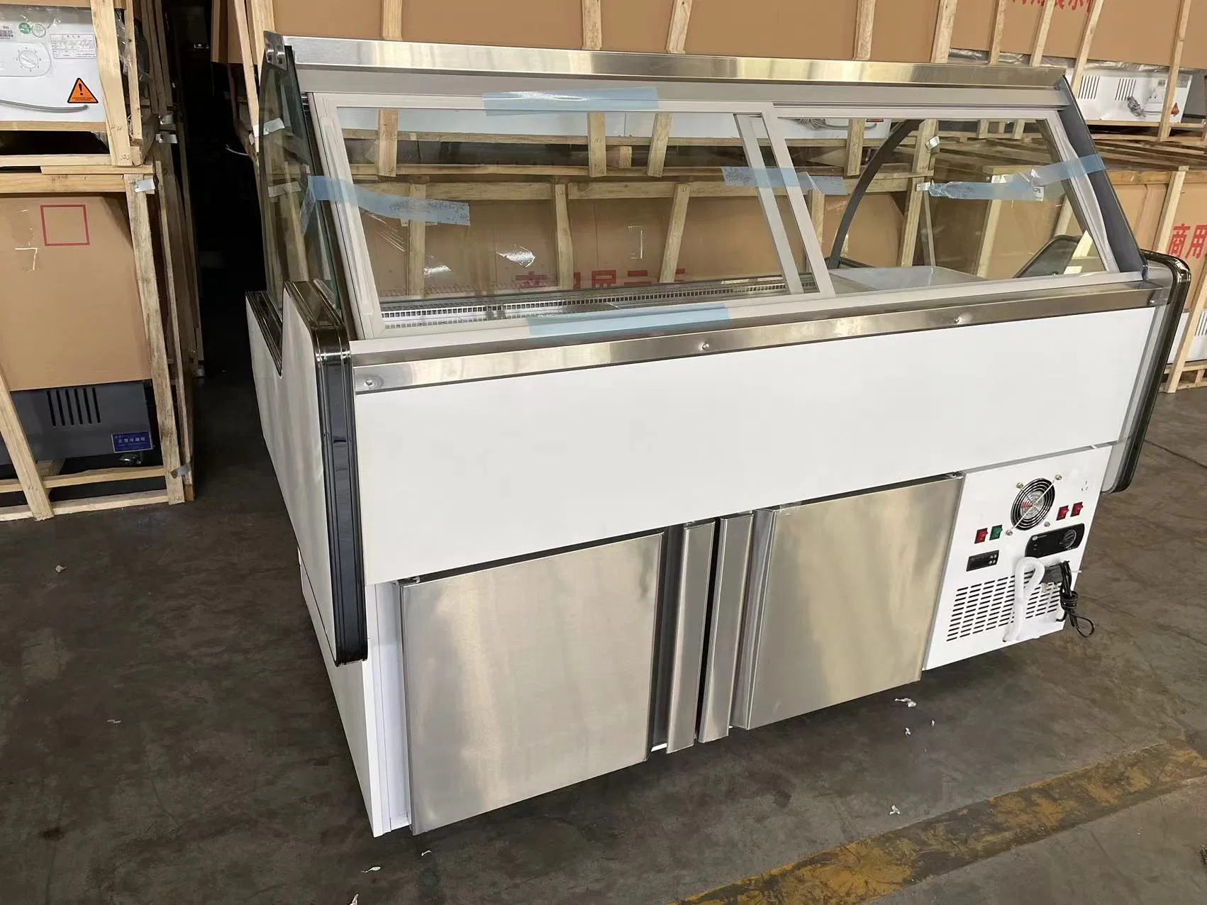 2.5m Chest Showcase Chiller for Food Fresh