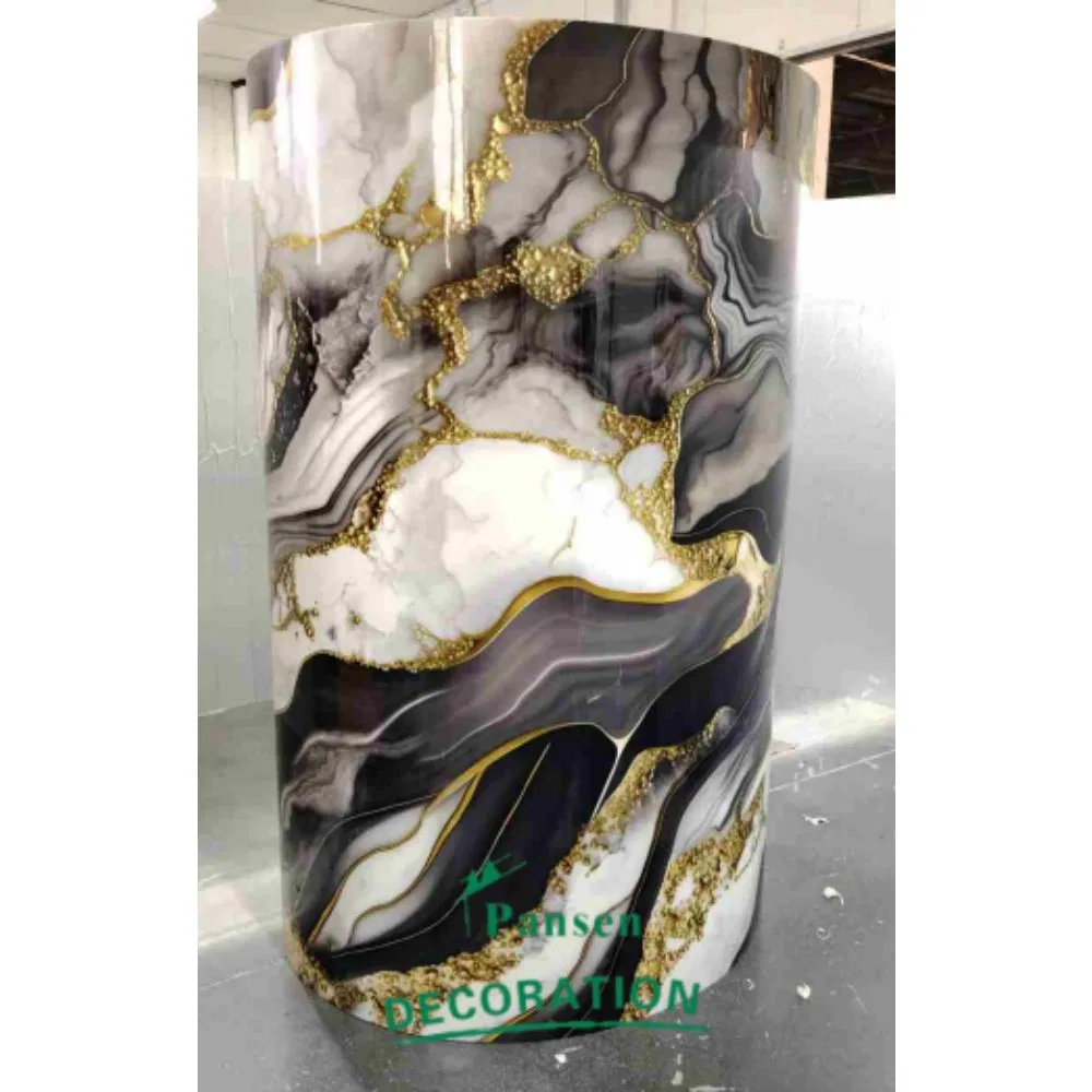 1200mm Decoration Marble 3D Self Adhesive Wall Sticker Wall Foam Sticker