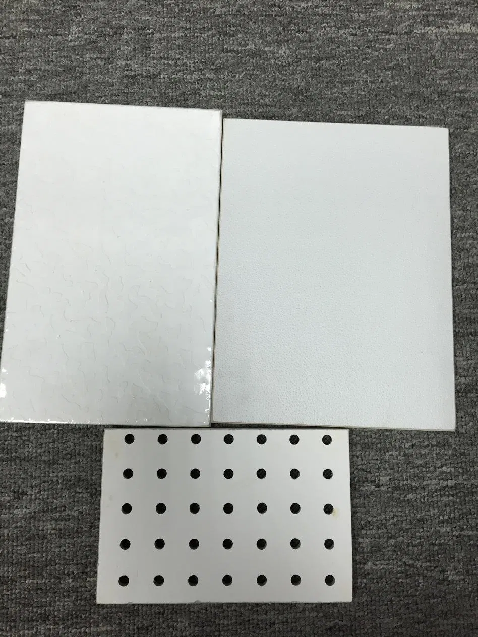 Fiber Cement Board Anti-Sinking Moisture-Proof Fire Proof False Ceiling Calcium Silicate Ceiling Suspended Perforated Ceiling Board