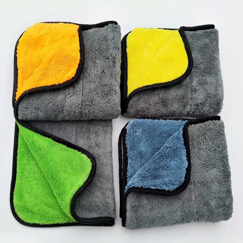 840G/M2 38*45cm Microfiber Coral Fleece Cloth Car Auto Cleaning Clean Cloth