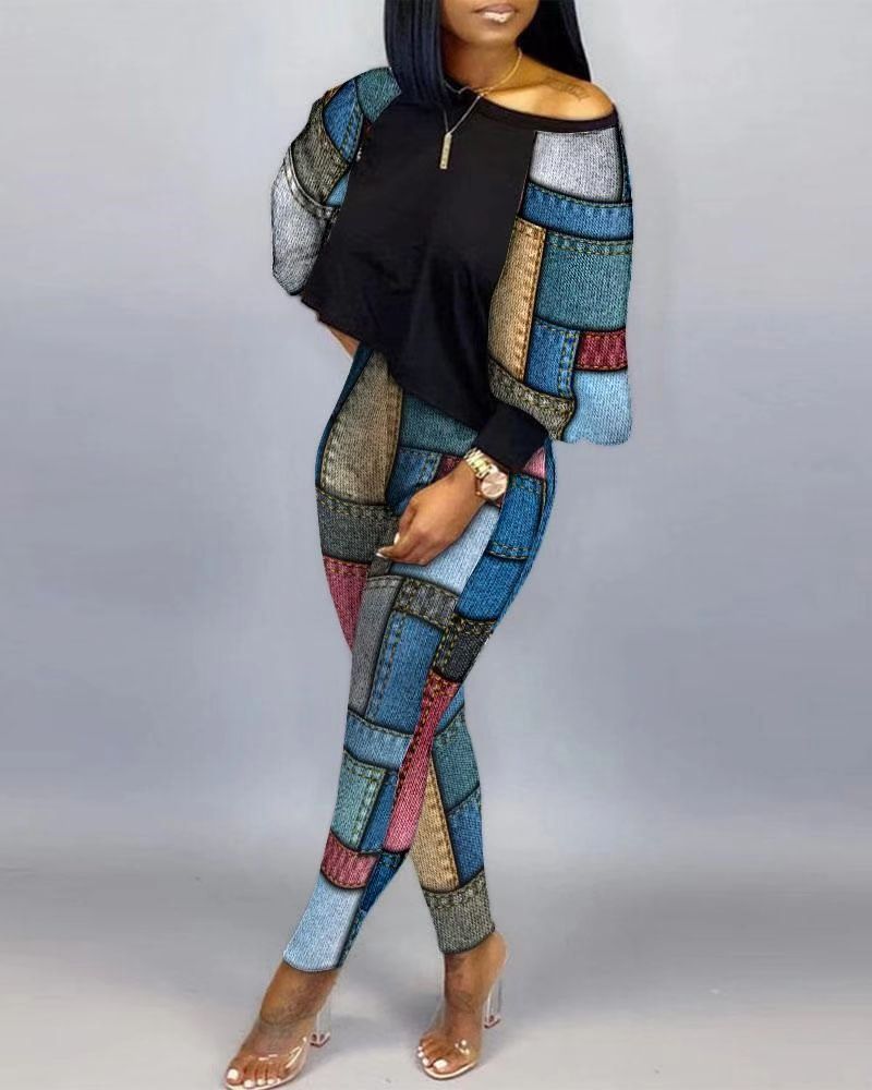 Комплект женский леопардовый принт больших размеров