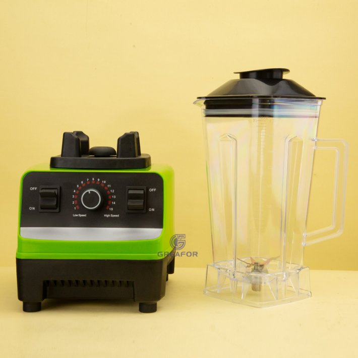Silver Commercial Chopper Blender 4500W High Speed Juicer Extractor