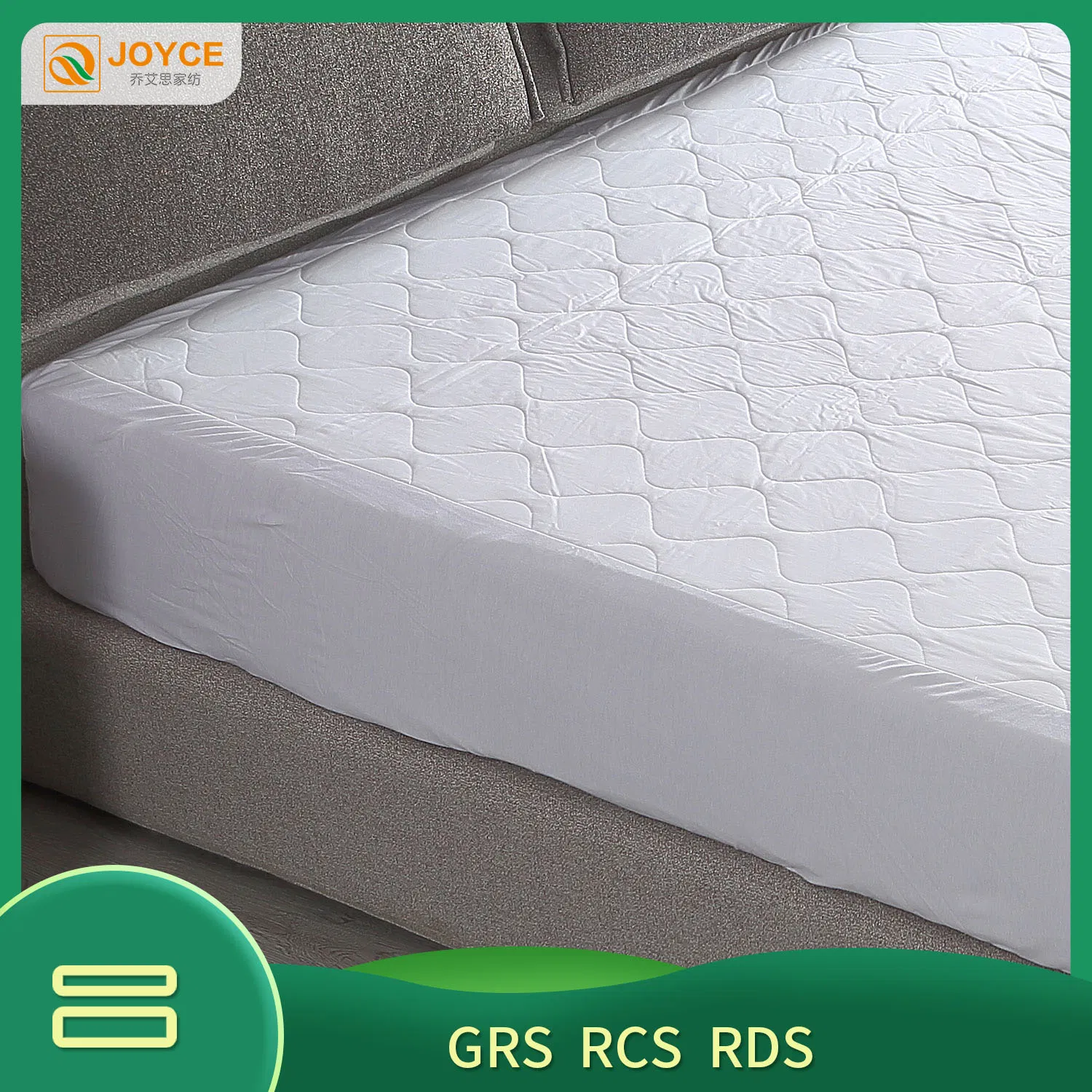 China Supplier Factory Price 100% Cotton Fabric Filling Cotton Mattress Cover for Better Sleep