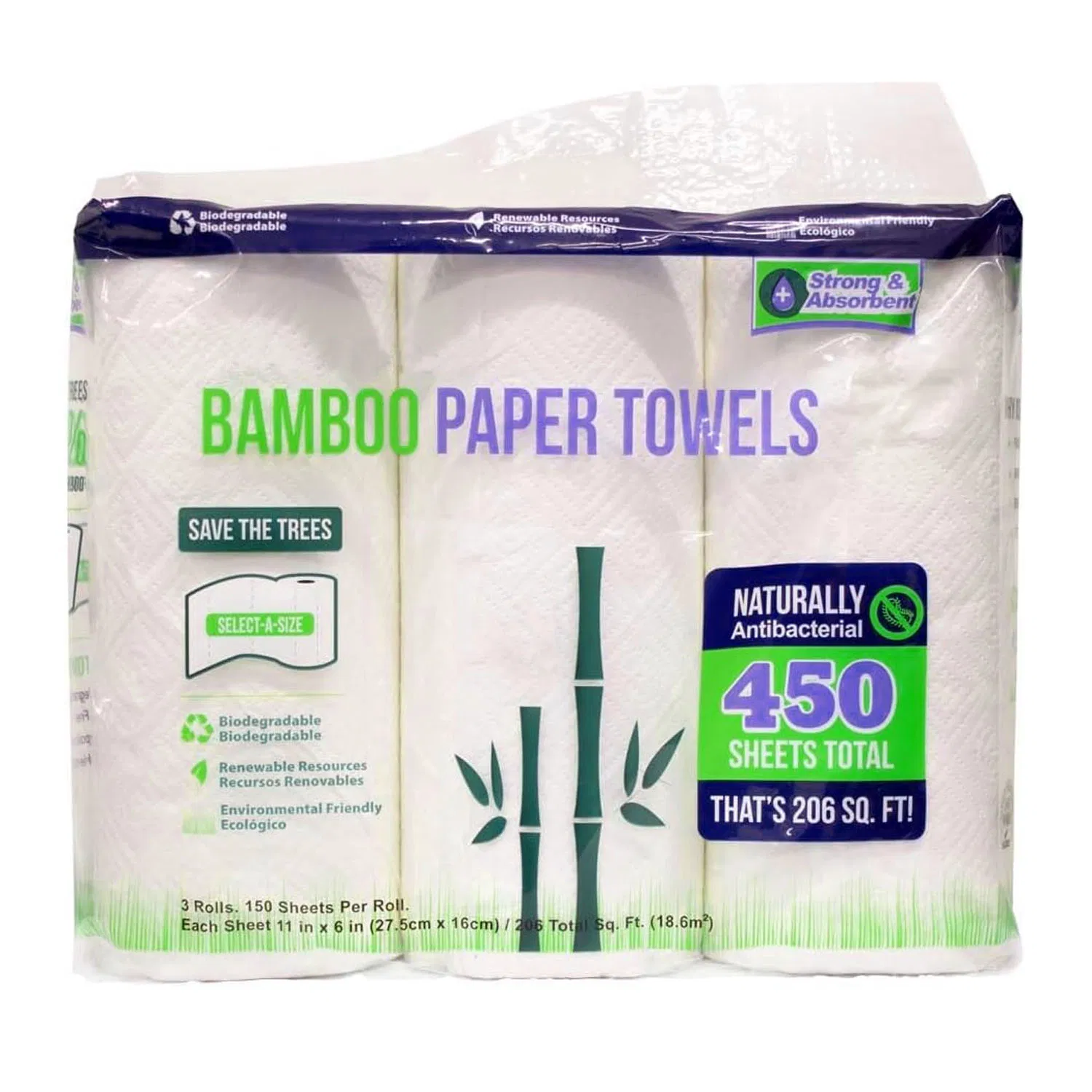 Factory Direct Sale 2 Ply Premium Paper Towels 85 Sheets Double Rolls Disposable Kitchen Roll Oil Cleaning Kitchen Paper