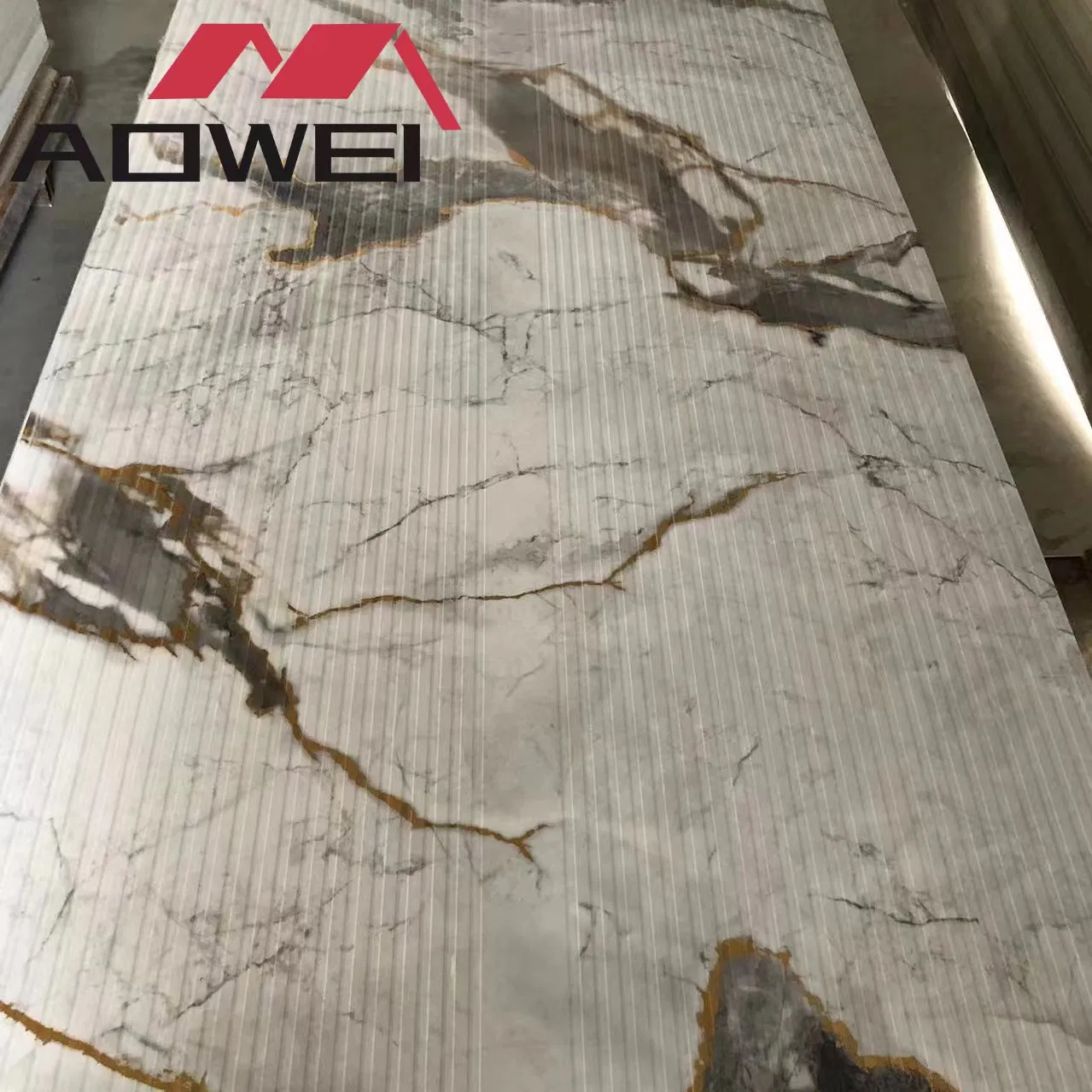 Premium Quality Durable Marble Effect PVC Sheet for Home Decor