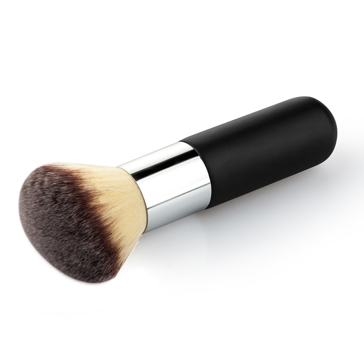 Hot Sale Wholesale Custom Logo Fluffy Dense Powder Brush Mineral Kabuki Large Coverage Powder Foundation Cosmetics Makeup Brush