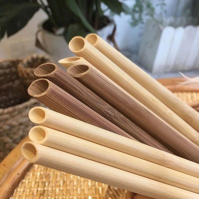 Gallon Reusable Bamboo Biodegradables Tableware Straw