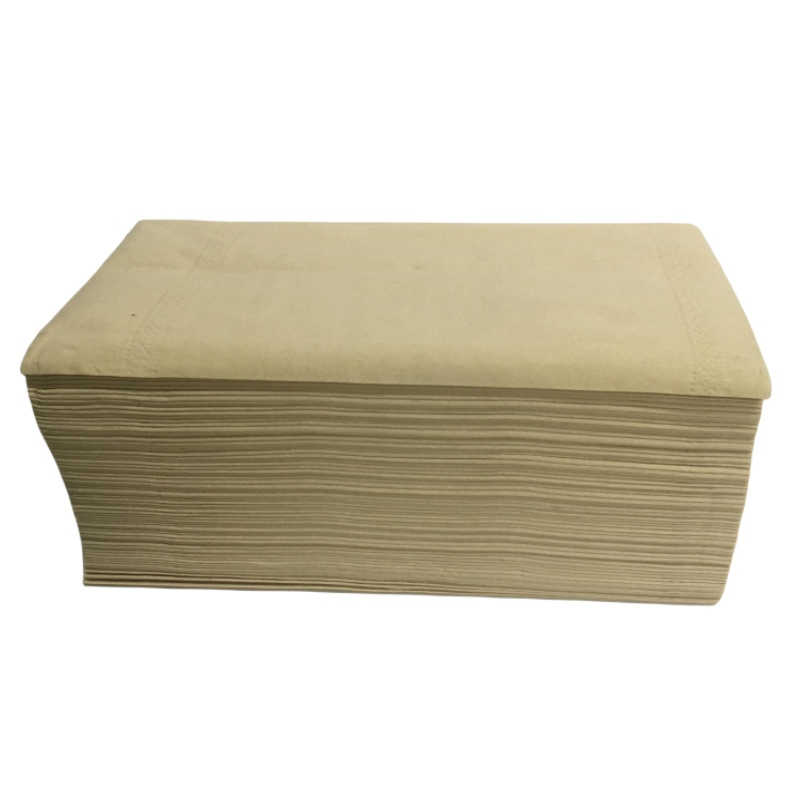 Unbleached Brown Bamboo Pulp Facial Tissue Accept Customization