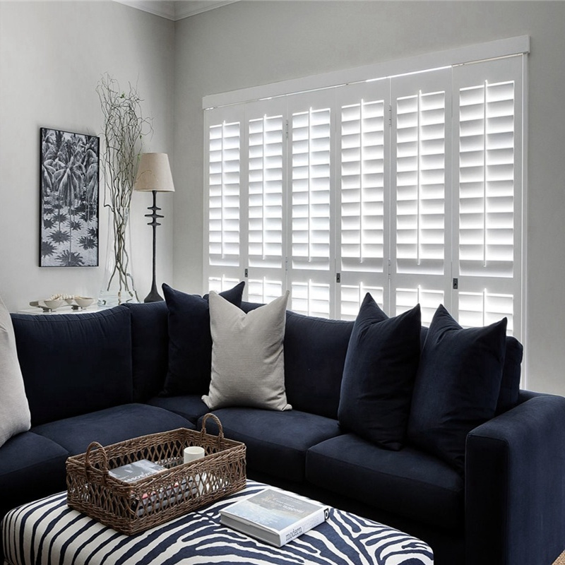 Elegant Vertical PVC Window Shutters for Contemporary Homes